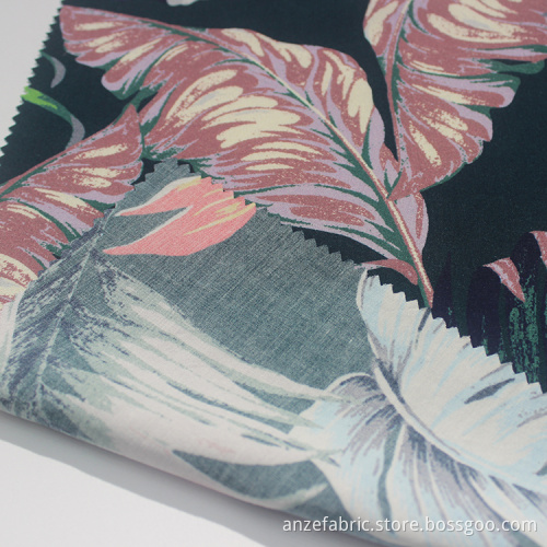100% Printed Rayon Poplin Fabric